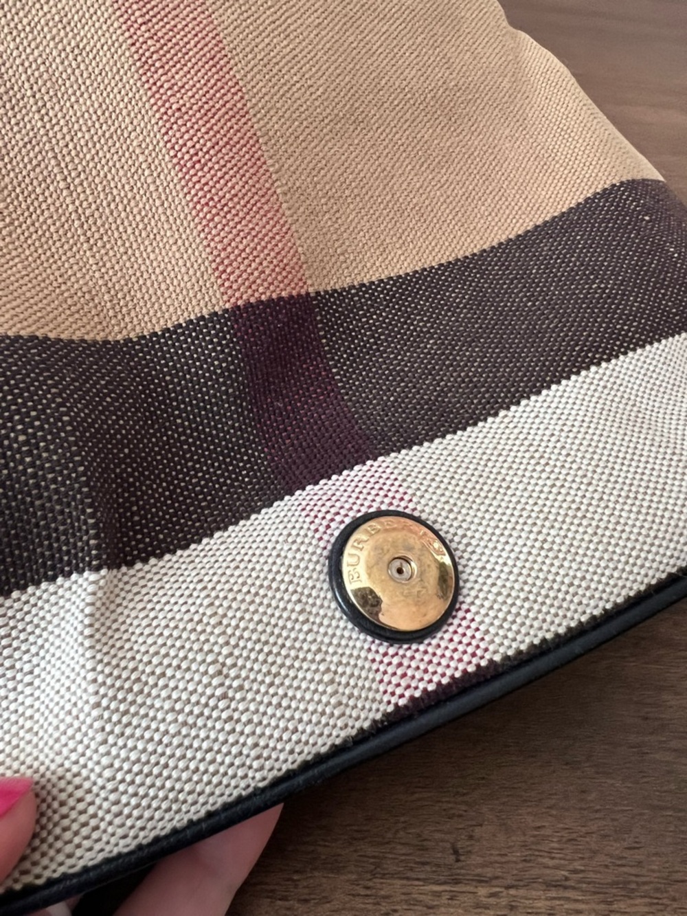 Burberry Mega Check Canvas and Grained Calfskin Gowan Crossbody - Picture 8 of 15